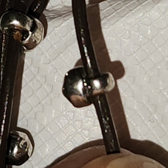 Lucky Brand Leather & Silver Toggle Bracelet NWT - Picture 5 of 9